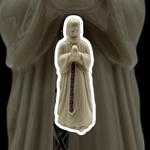 LENOX China Jewels Nativity Joseph Figurine USA Made & Highest Quality VTG 1993 - Picture 5 of 16